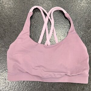 Lululemon Energy High-Neck Longline Bra, size 4, medium support. Like-new